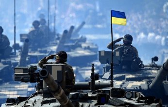 هجوم صاروخى على مبنى وزارة الدفاع الأوكرانية