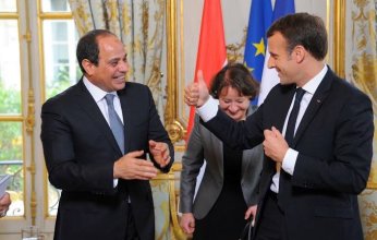 الرئيس السيسي يهنئ ماكرون بفوزه لفترة رئاسية جديدة في الانتخابات الفرنسية