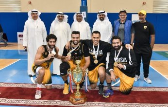 نادي القادسية يحرز لقب بطولة (3/3) لكرة السلة