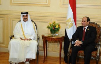 أمير قطر يقدم التعازي للرئيس المصري عبد الفتاح السيسي