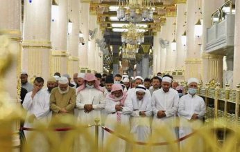 خلال العشر الأوائل من رمضان.. اكثر من 132 ألف مصلٍ في الروضة الشريفة