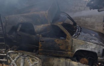 فرق الإطفاء تسيطر على حريق النعايم.. دون وقوع إصابات