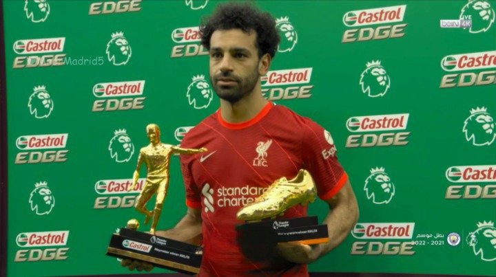 الفرعون المصري يتوج بجائزة الحذاء الذهبي للمرة الثالثة الفرعون المصري يتوج بجائزة الحذاء الذهبي للمرة الثالثة
