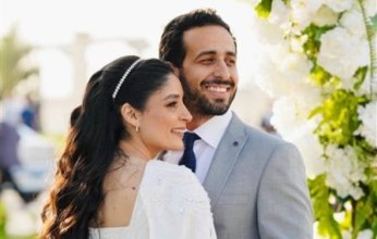 صور.. السيناريست مدحت العدل يحتفل بزفاف ابنته