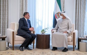 رئيس الإمارات يتلقى التعازي في وفاة الشيخ خليفة من عبد الحميد الدبيبة