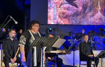 صور.. وزيرة الثقافة المصرية تعزف للجاليات العربية بروما