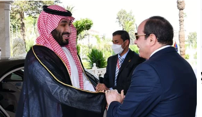 ولي العهد السعودي يبعث برقية شكر إلى الرئيس السيسي ولي العهد السعودي يبعث برقية شكر إلى الرئيس السيسي