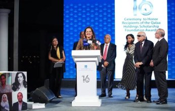 وزيرة التخطيط تشهد الاحتفالية السنوية السادسة عشر لمؤسسة القلعة للمنح الدراسية