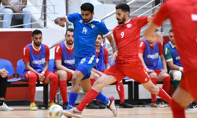 منتخب الكويت يفوز على نظيره اللبناني ويتأهل إلى نهائي غرب آسيا للصالات منتخب الكويت يفوز على نظيره اللبناني ويتأهل إلى نهائي غرب آسيا للصالات