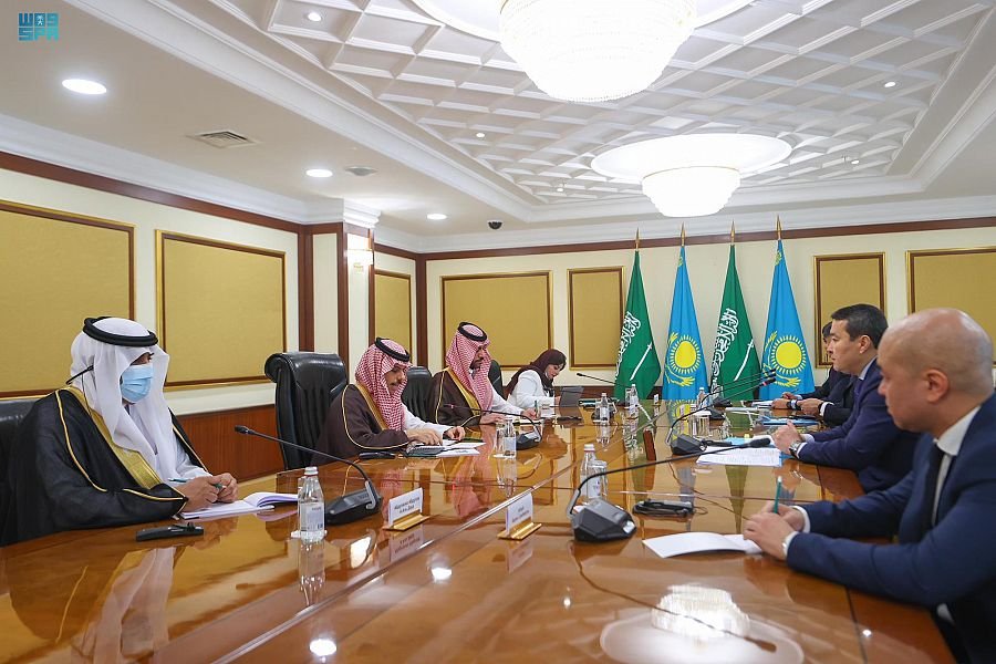 السعودية وكازاخستان تبحثان القضايا الإقليمية والدولية ذات الاهتمام المشترك السعودية وكازاخستان تبحثان القضايا الإقليمية والدولية ذات الاهتمام المشترك