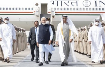 رئيس الإمارات يستقبل رئيس وزراء الهند