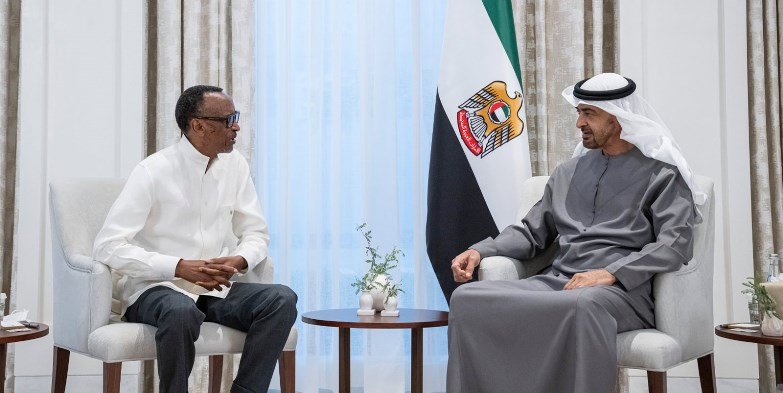 رئيس دولة الإمارات يستقبل رئيس رواندا رئيس دولة الإمارات يستقبل رئيس رواندا