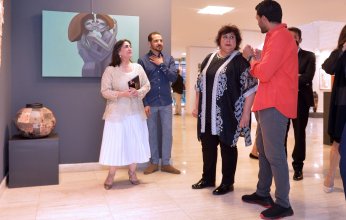 وزيرة الثقافة المصرية تفتتح معرض نتاج منحة الفائزين بجائزة الدولة للإبداع الفني
