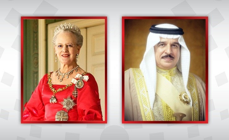 ملك البحرين يهنئ ملكة الدنمارك بذكرى العيد الوطني ملك البحرين يهنئ ملكة الدنمارك بذكرى العيد الوطني