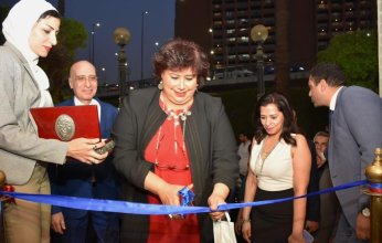 وزيرة الثقافة تفتتح معرض الفن المصرى فى عشرينيات القرن الماضي بمجمع الفنون