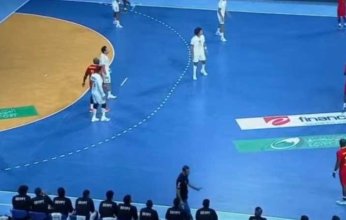 منتخب مصر يتقدم على نظيره الكاميرونى 34 - 14 في كرة اليد