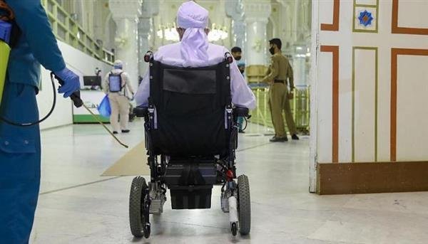 حجاج الأشخاص ذوي الإعاقة يغادرون الرياض لأداء فريضة الحج حجاج الأشخاص ذوي الإعاقة يغادرون الرياض لأداء فريضة الحج
