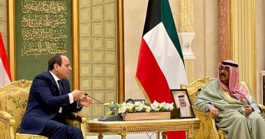 السيسي: التعاون والتنسيق المصري الكويتي يمثل دعامة أساسية لتحقيق الاستقرار الإقليمي السيسي: التعاون والتنسيق المصري الكويتي يمثل دعامة أساسية لتحقيق الاستقرار الإقليمي
