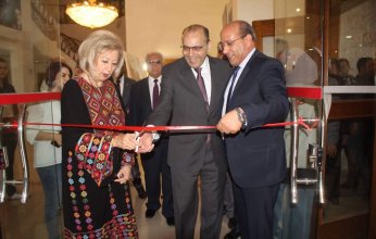 وزيرة الثقافة الاردنية وسفير مصر بالمملكة يشهدان افتتاح فعاليات الاسبوع الثقافى المصرى باربد