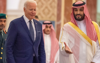 ولي العهد السعودي يستقبل الرئيس الأمريكي جو بايدن في قصر السلام