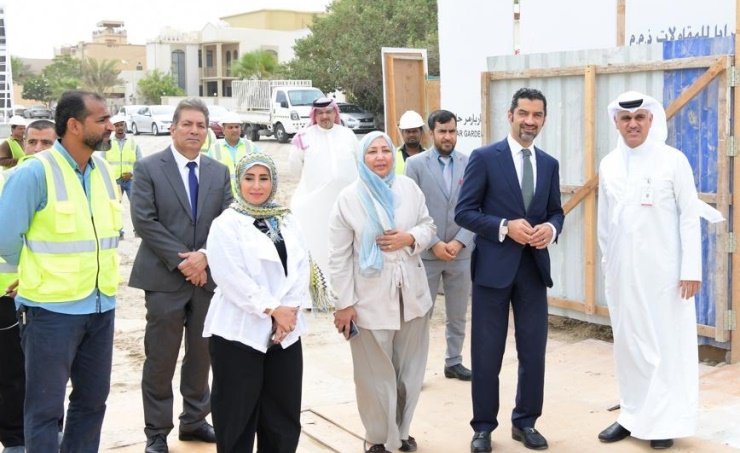 وزير شؤون البلديات والزراعة يتفقد سير الأعمال الإنشائية في حديقة باربار وزير شؤون البلديات والزراعة يتفقد سير الأعمال الإنشائية في حديقة باربار