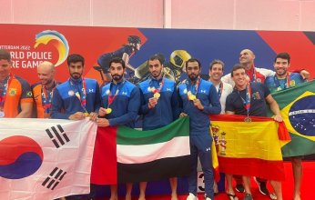 فوز شرطة أبوظبي بـ "6 ميداليات ذهبية" بالألعاب العالمية بهولندا