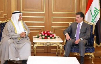 رئيس إقليم كردستان العراق يؤكد رغبة الإقليم في تعزيز العلاقات مع دولة الكويت