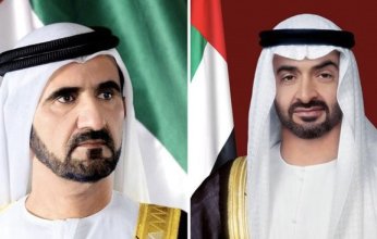 رئيس الإمارات ونائبه يعزيان الرئيس الإيراني بضحايا الزلزال