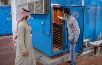 منظومة تبريد بطاقة (159) ألف طن تلطف أجواء المسجد الحرام في موسم الحج