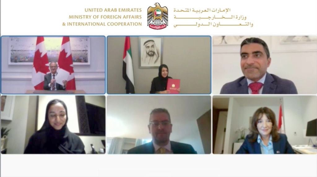 تأسيس اللجنة الإماراتية - الكندية المشتركة لتحقيق المزيد من التعاون والازدهار للبلدين تأسيس اللجنة الإماراتية - الكندية المشتركة لتحقيق المزيد من التعاون والازدهار للبلدين