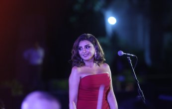 بالصور.. أنغام تشغل سماء دار الاوبرا المصرية بحفل كامل العدد