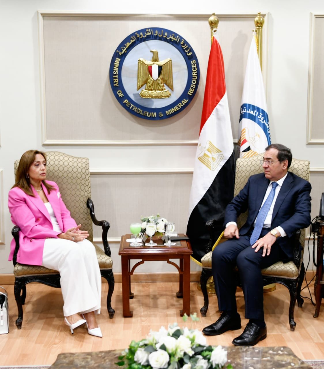 مباحثات ثنائية بين مصر والاتحاد الأفريقى لمناقشة الرؤية الموحدة للتحول الطاقى فى أفريقيا مباحثات ثنائية بين مصر والاتحاد الأفريقى لمناقشة الرؤية الموحدة للتحول الطاقى فى أفريقيا