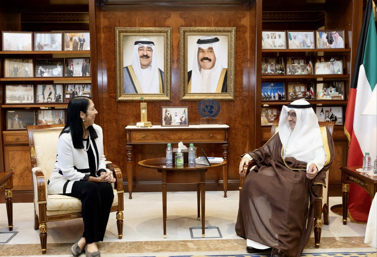 وزير الخارجية الكويتي يلتقي بمساعد وزير الخارجية الأمريكي لشؤون المنظمات الدولية وزير الخارجية الكويتي يلتقي بمساعد وزير الخارجية الأمريكي لشؤون المنظمات الدولية