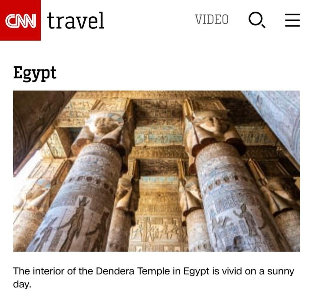 موقع CNN Travel: مصر ضمن أفضل المقاصد السياحية للسفر إليها في خريف العام الجاري موقع CNN Travel: مصر ضمن أفضل المقاصد السياحية للسفر إليها في خريف العام الجاري