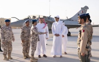 أمير قطر يشهد وصول طائرات يوروفايتر تايفون