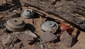 مشروع "مسام" السعودي ينتزع 1063 لغما وعبوة ناسفة وذخيرة في اليمن
