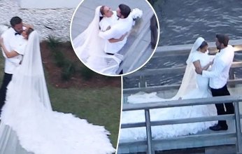 شاهد.. حفل زفاف أسطوري لجينيفر لوبيز وبن أفليك