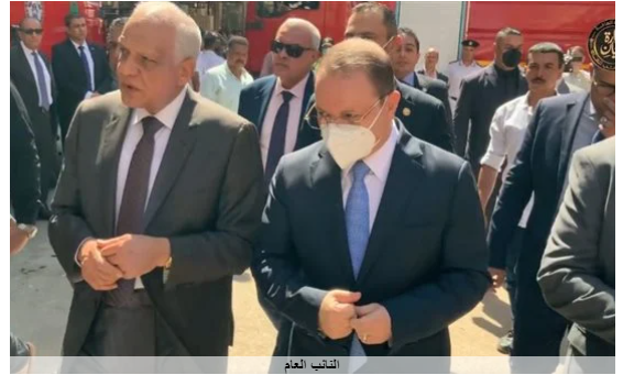 النائب العام المصري يُعاين موقع حادث كنيسة أبي سيفين بإمبابة النائب العام المصري يُعاين موقع حادث كنيسة أبي سيفين بإمبابة