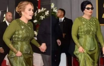 حقيقة ارتداء اديل لفستان ارتدته كوكب الشرق أم كلثوم