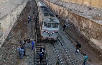 خروج قطار عن القضبان بمصر دون خسائر
