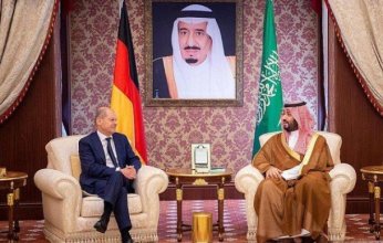 ولي العهد السعودي والمستشار الألماني يبحثان جهود تحقيق السلم الدولي