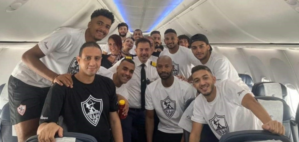 بعثة الزمالك تغادر مطار القاهرة متجهة إلى قطر لمواجهة الهلال السعودي بعثة الزمالك تغادر مطار القاهرة متجهة إلى قطر لمواجهة الهلال السعودي