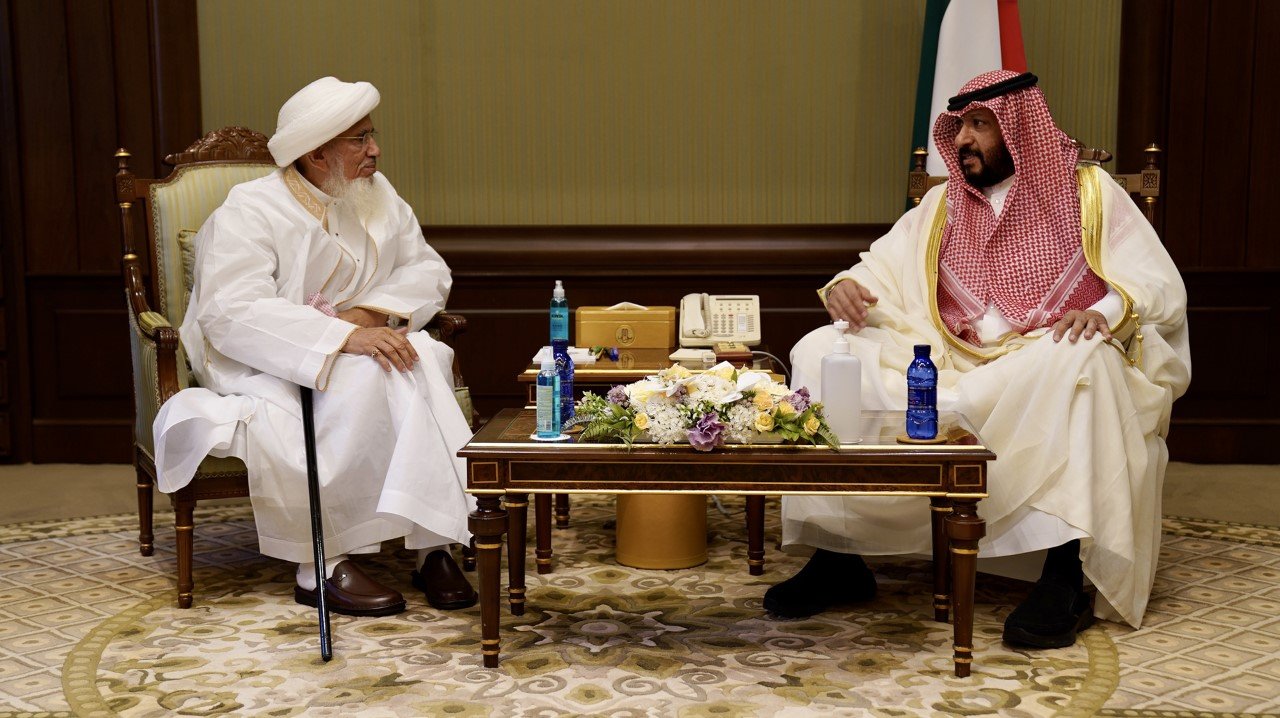 رئيس الوزراء الكويتي يستقبل سلطان البهرة رئيس الوزراء الكويتي يستقبل سلطان البهرة