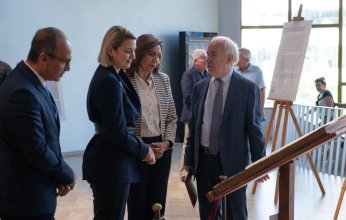 وزيرتا ثقافة مصر وألبانيا تفتتحان معرض "وصف مصر".. صور