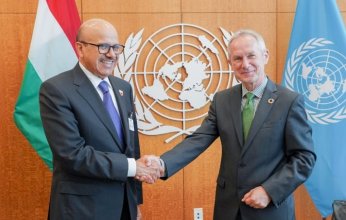 وزير خارجية البحرين يلتقي رئيس الدورة الحالية للجمعية العامة للأمم المتحدة