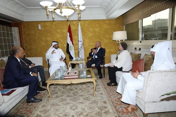 مباحثات مصرية قطرية لبحث التعاون المشترك في مجال النقل البحري مباحثات مصرية قطرية لبحث التعاون المشترك في مجال النقل البحري