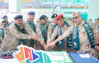 قيادة القوات المشتركة تحتفل باليوم الوطني الـ 92 للمملكة
