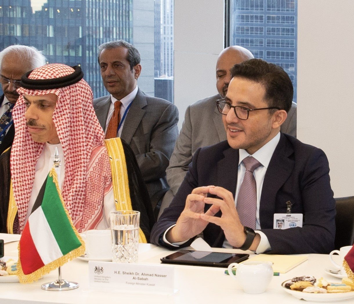 وزير الخارجية الكويتي يشارك باجتماع وزراء خارجية التعاون الخليجي مع وزير خارجية بريطانيا وزير الخارجية الكويتي يشارك باجتماع وزراء خارجية التعاون الخليجي مع وزير خارجية بريطانيا