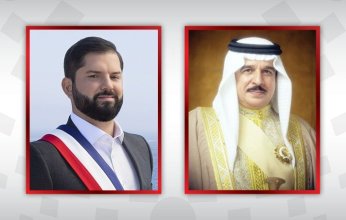 ملك البحرين يهنئ رئيس جمهورية تشيلي بذكرى الاستقلال