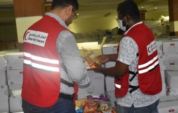 مساعدات غذائية من الهلال الأحمر القطري للمتضررين من الفيضانات في بنجلاديش